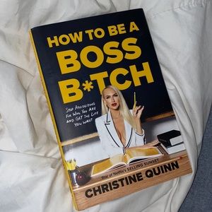 Business book: how to be a boss b*tch christine quinn